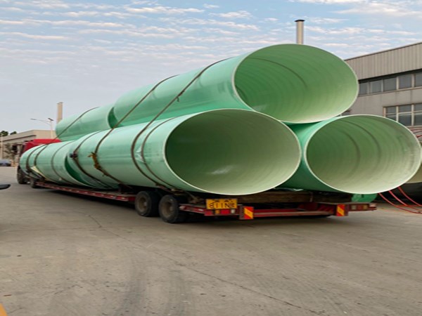 玻璃鋼通風除臭管道發貨